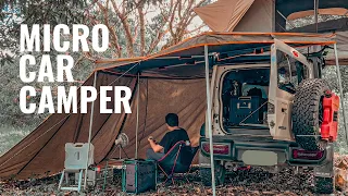 Solo Car Camping at the Farmstead - EXEA Jimny - Nomad Air Internet