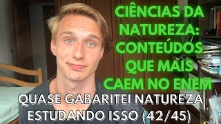 O que mais cai em FÍSICA, QUÍMICA e BIOLOGIA no ENEM (Análise detalhada + Checklist Completo)