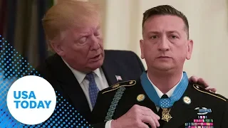 President Donald Trump issues the medal of honor | USA TODAY