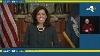 Governor Kathy Hochul Presents the Fiscal Year 2023 Budget