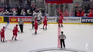 Gusev bangs in a loose puck for the early lead