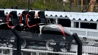 Riding Top Thrill 2 at Cedar Point