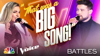 y2mate com   Marisa Corvo vs Ryan Gallagher  Celine Dions I Surrender  The Voice Battles 2020 1080p