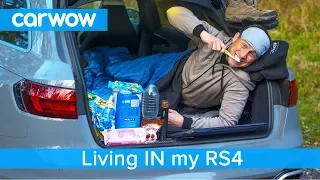 Living IN my Audi RS4 - find out what can go WRONG when you sleep in your car!