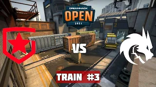 ГРУППА B. GAMBIT vs SPIRIT. MAP-3 TRAIN. DREAMHACK OPEN JANUARY 2021