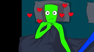 Green vs Blue  - love | Rainbow Friends | Cartoon Animation