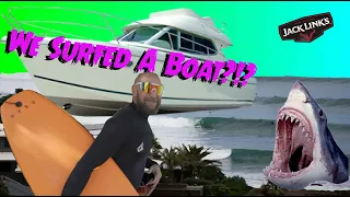 The Worlds Best Surf Vlog: We Surfed A Boat With Ben Gravy!