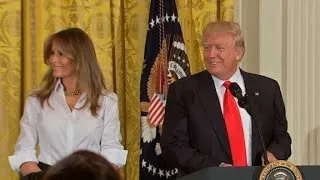 Trump, First Lady honor military mothers