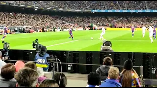 Typical Messi Goal vs. Mallorca (fan view Camp Nou)