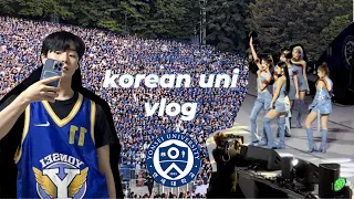 [eng] korean university festival vlog: newjeans, ive, zico, winner - yonsei akaraka