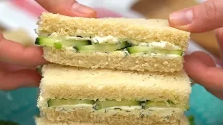 Cucumber Sandwiches Recipe Video