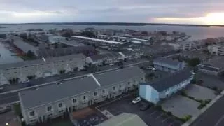 Droning sunset in Ocean City, MD