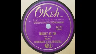 "Tuesday At Ten" Count Basie & His Orchestra on Okeh 6071 (January 28, 1941)