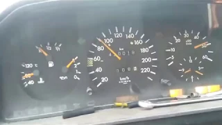 W124 om604 turbo 0-100 first try