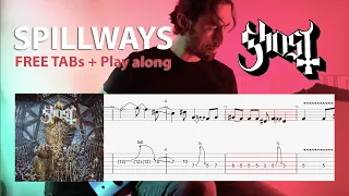 Ghost - Spillways, full song play along + Screen TABs + free TABs download