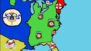 History of the USA In America (No colonies) Countryballs