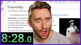 This Wikipedia Speedrun Got Me Banned from Twitch...