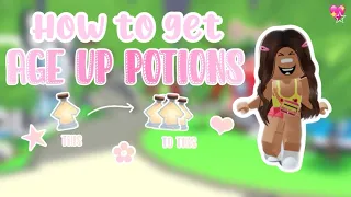 ☆ Do this to get age up potions way faster in adopt me! ☆ | tips and tricks 💖