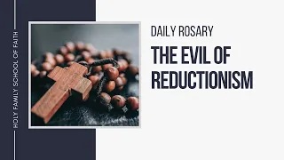 [Daily Rosary Meditations] The Evil of Reductionism