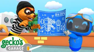 Weasel Wants the Blue Prints 🗺️| Gecko's Garage 3D | Learning Videos for Kids 🛻🐸🛠️