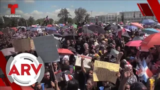 Protesta masiva en Santo Domingo contra la corrupción | Al Rojo Vivo | Telemundo