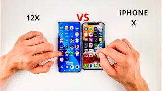 Xiaomi 12X vs iPhone X | SPEED TEST