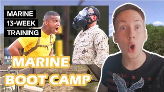 German reacts to MARINE BOOT CAMP