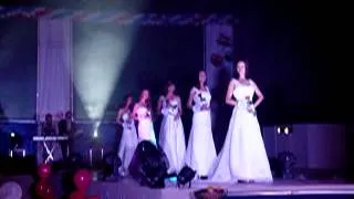 Пятерка финалистов на конкурсе Мисс Архангельск 2012