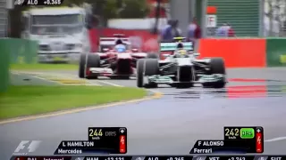 Hamilton VS Alonso - Melbourne 2013 GP Australie - F1saison