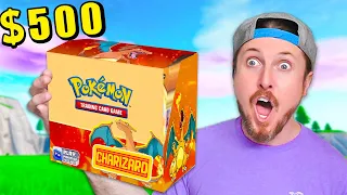 Custom $500 CHARIZARD Pokemon Card Booster Box! (opening)