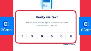 GCash Fix Verify via text | Verification Code Not Receive | 6 digit authentication code  Problem