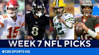 Picks for EVERY BIG Week 7 NFL Game | Picks to Win, Best Bets, & MORE | CBS Sports HQ