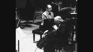 Rostropovich and Horowitz play Rachmaninoff: Andante from Cello Sonata (1976)