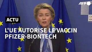 Feu vert de l'UE pour le vaccin Pfizer-BioNTech contre le Covid-19 | AFP