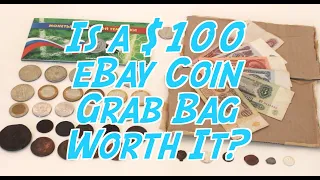 Guy Buys $100 eBay Coin Grab Bag! Should You Too?