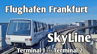 SkyLine Frankfurt Airport | Cab Ride Terminal 2 ➜ Terminal 1 | Flughafen Frankfurt