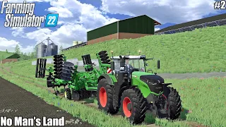 Create MAP, FARM construction and creation of new fields│No Man's Land│FS 22│2