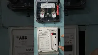 33KV O/C Relay ABB SPAJ 140C- Trip Test