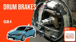 How to replace the drum brakes Clio mk4 🚗