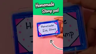 Homemade Stamp Pad 🤓🌈 #shorts