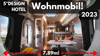 Preise fallen 2023? Wohnmobile 2023 LUXUS DESIGN HOTEL weit unter 200.000€: Hymer BMLT 780.