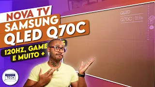 Nova TV Samsung QLED Q70C - 120hz PANTONE QLED e +! Unboxing e Primeiras impressões!