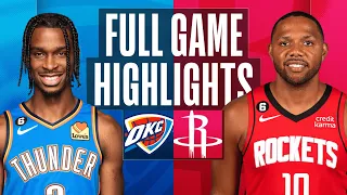 Game Recap: Rockets 112, Thunder 106