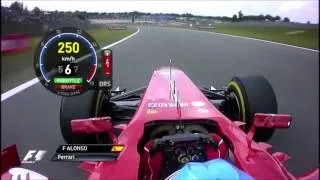 Fernando Alonso Germany 2013 Onboard FP3