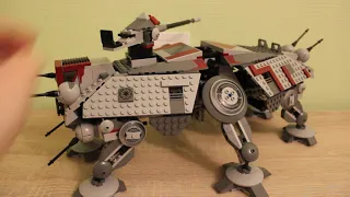 Lego Star Wars  7675 AT-TE Walker   review/Лего Звёздные Войны 7675 Шагоход АТ-ТЕ года ОБЗОР