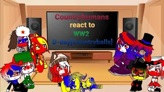 Countryhumans react to WW2 D-day[Countryballs]