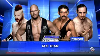 WWE 2k16 Чемпионат Команд  Stone Cold, Sheamus - The Vaudevillains