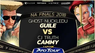 Ghost NuckleDu (Guile) vs CJ Truth (Cammy) - NA Regional Finals - CPT 2018