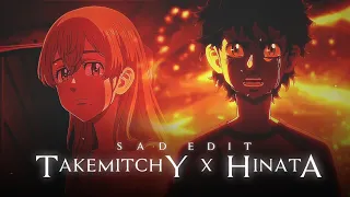 Takemitchy x Hinata Sad edit - Bekhayali [AMV/EDIT] Hinata Death edit | Tokyo revengers | HindiAMV