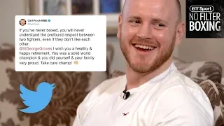 George Groves reacts to Carl Froch's Twitter argument with Andre Ward after his retirement